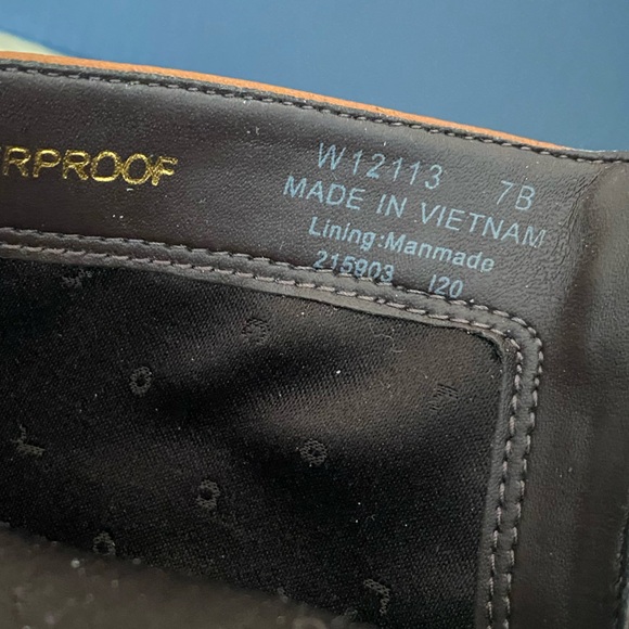 Cole Haan Winne Leather Grand Waterproof Ankle Bootie British Tan SZ 7 - Picture 11 of 11